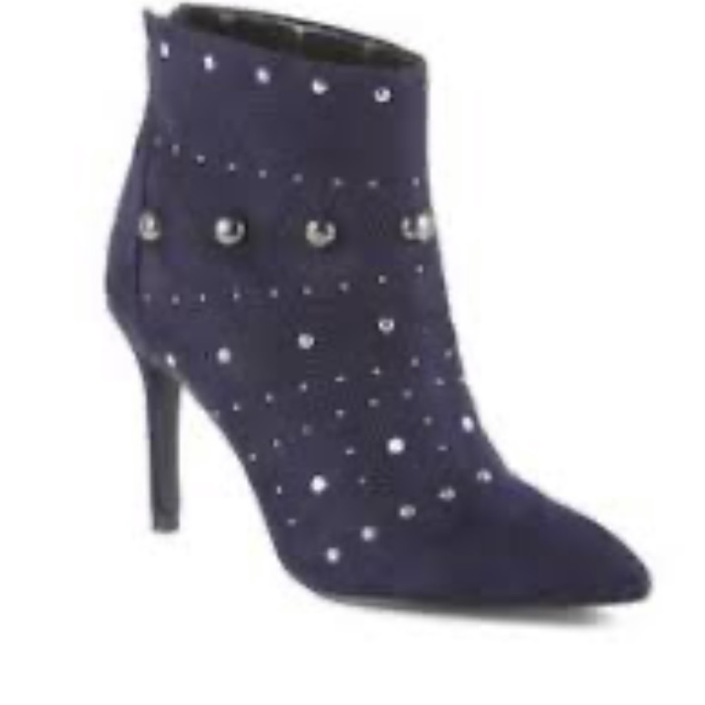 Metaphor suede booties